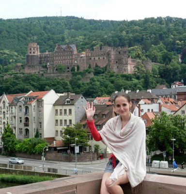 Martina Benešová v Heidelbergu
