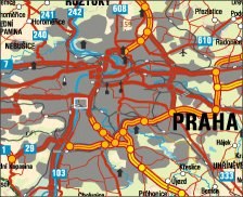 Mapka Prahy