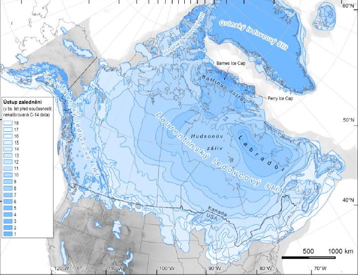 Martin Margold: Dynamika ústupu zalednění v Severní Americe na konci poslední doby ledové