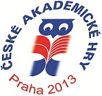 České akademické hry - Praha 9. - 14.6. 2013